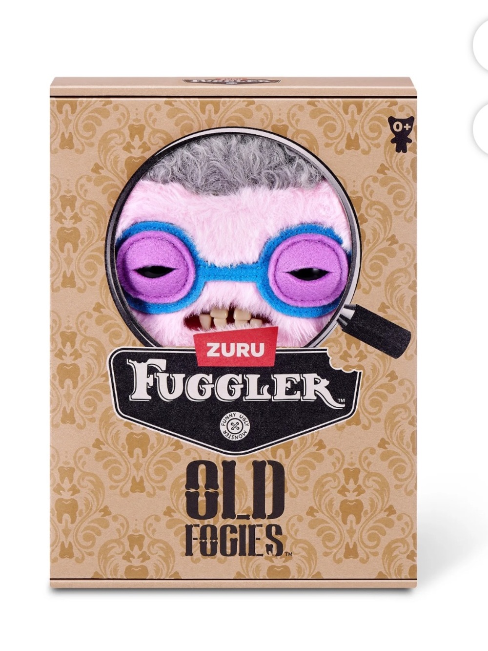 ZURU Fuggler Old Fogies 9-inch plush toy named Squidge - Picture 3 of 17